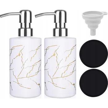 Dávkovač mýdla Ruční dávkovač mýdla stojící MOQAE 350 ml černý