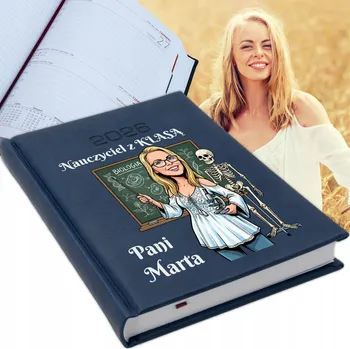 Kalendář DÁREK Tvá KARYKATURA z fotografie KNIŽNÍ KALENDÁŘ 2026 Denní PLÁNOVAČ