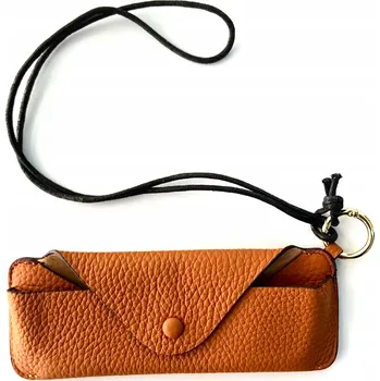 Pouzdro na brýle ONEBO Pouzdro na kožené brýle Hnědé Unisex na brýle