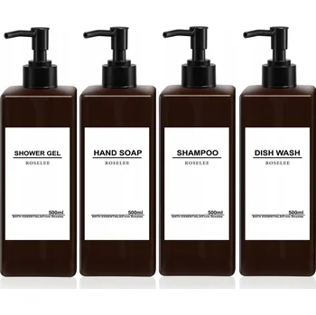 Dávkovač mýdla Ruční dávkovač mýdla stojací Roselee 500 ml, vícebarevný