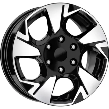 Alu kolo Alu kola Arceo DY1876, 16x6.5 6x130 ET50, černá + leštění (zátěžová)