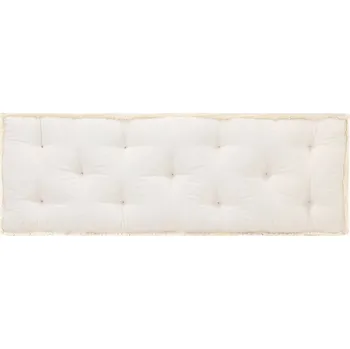 Podsedák vidaXL Poduška na pohovku z palet béžová 120 x 40 x 7 cm