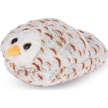Dívčí bačkory Cozy Noxxiez hřejivý plyšový pantofel - Sněžná sova