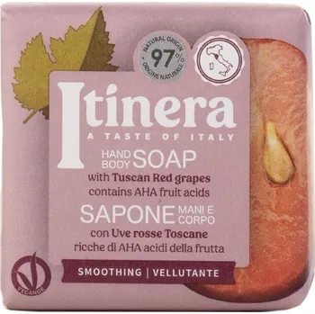Mýdlo Itinera Tuhé mýdlo Červené hrozny z Toskánska 100 g