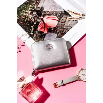 Peněženka Rovicky peněženka eko kůže stříbrná - dámská