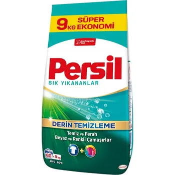 Prací prášek Univerzální Prášek na bílé prádlo a barevné prádlo Persil Deep Clean 9 kg