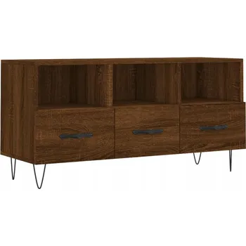 Televizní stolek VidaXL TV stolek, hnědý dub, 102x36x50 cm