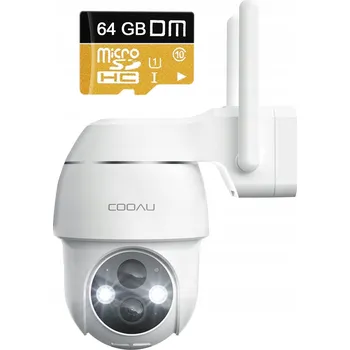 Bezpečnostní kamera EXTERNÍ OTOČNÁ WIFI KAMERA 2K 3MPx 4x ZOOM 5200mAh 64GB PRO MONITORING