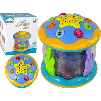 Lampička Projektor - lampička LEAN Toys růžová