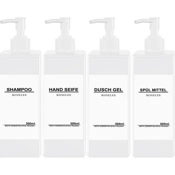 Dávkovač mýdla Ruční dávkovač mýdla stojící Roselee 500 ml bílý