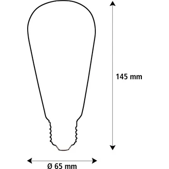 Lampička SEGULA LED Elegant Line E27 5W Rustika 2.200 K žárovka stmívatelné