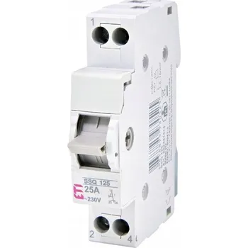 vypínač Modulární přepínač síť-agregát 40A I-0-II 1P ETI