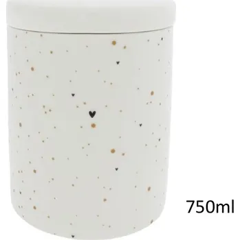 Dóza na potraviny Bastion Collections Dóza na potraviny DOTS in black/caramel, 750ml b400203