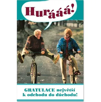 ECCO 6890432 Blahopřání H - HURÁÁÁ. Gratulace největí k odchodu do důchodu