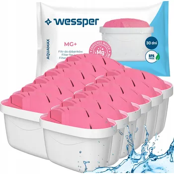 Filtrace vody Filtrační vložka do filtrační konvice Wessper Aquamax MG+ 12 ks