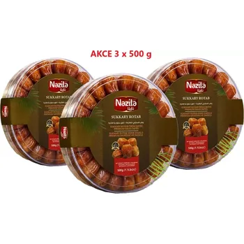 Sušené ovoce NAZ Datle Sukkari premium 3 x 500 g