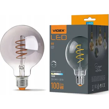 Žárovka VIDEX LED žárovka Filament E27 4W 1800K Teplá bílá