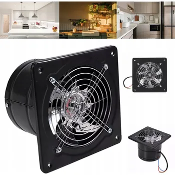 Domácí ventilátor Koupelnový ventilátor odtahový 150 nástěnný ÚSPORNÝ 40W K zapínači