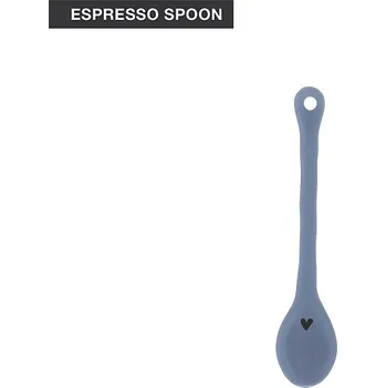 Příbor Bastion Collections Keramická lžička ESPRESSO, modrá, plochá, 10cm b450021