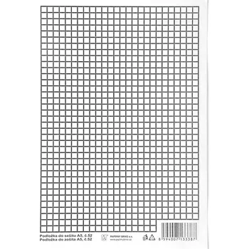 Psací podložka Tempo Podložka do sešitů A4 papírová - linka / čtvereček