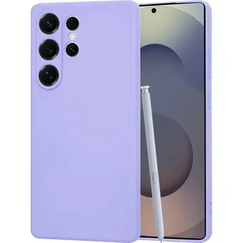 Pouzdro na mobilní telefon Techsuit SoftFlex pouzdro Samsung Galaxy S25 Ultra světle fialové