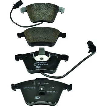 Brzdová destička Sada brzdových destiček, kotoučová brzda HELLA 8DB 355 009-141