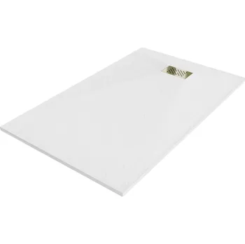 Sprchová vanička MEXEN/S - Hugo sprchová vanička SMC 150x90, bílá, krytka zlatá 42109015-G