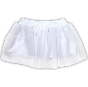 Kojenecké oblečení Tutu suknička NICOL KVĚTINKA - bílá, vel. 80
