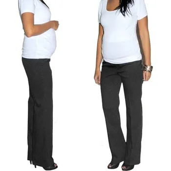 Be MaaMaa Elegantní těh. kalhoty letní - černé, vel. S