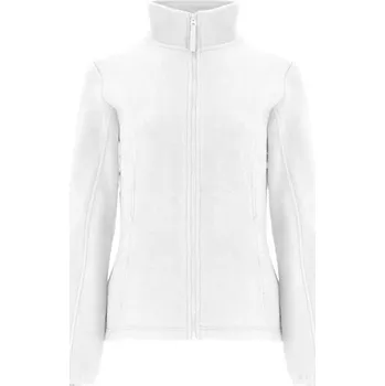 Dámská casual bunda Artic dámská fleecová celorozepínací bunda - Bílá, XL