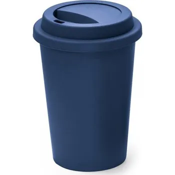 Termohrnek TONALI 450. Opakovaně použitelný kelímek z PP 450 ml - Námořnická Modrá