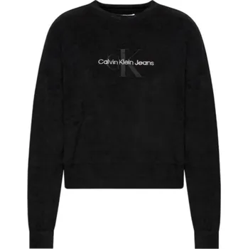 Dámská mikina Dámská černá mikina Calvin Klein s monogramem, S i476_8953673