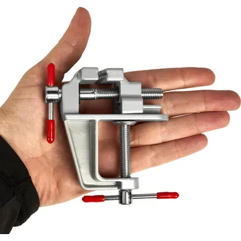 Kraft&Dele KD10681, Stolní svěrák | 35 mm, pevné upevnění obrobků