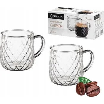 Sklenice Sklenice na kávu a čaj Galicja 350 ml 2 ks