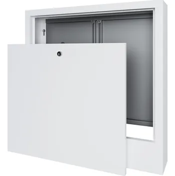 Skříňka nástěnná pro rozdělovač 7 - 8 okruhů podlahového topení bílá