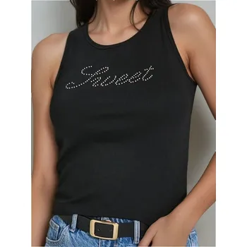 Sinsay - Bavlněné tričko s nápisem - černá - 4013Z-99X - 4013Z-99X-XXS