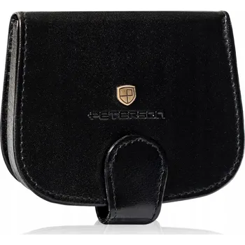 Peterson dámská peněženka bilonka z pravé kůže, černá