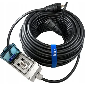 Napájecí kabel Prodlužovací Kabel gumový s měřičem H07RN-F 3x2,5 odolný 10m