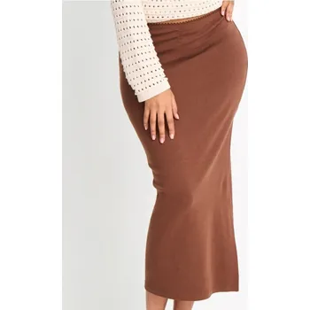 Dámská sukně Sinsay - Midi sukně - hnědá - 269GA-82X - 269GA-82X-XL