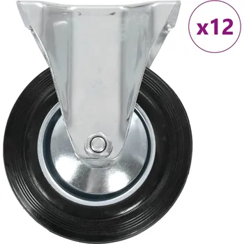 zvedák vidaXL 12 ks pevná kolečka 160 mm [277982]