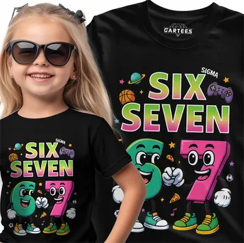 Chlapecké tričko 67 SIX SEVEN TRIČKO 67 SIX SEVEN DĚTSKÉ BRAIN ROT černé 152