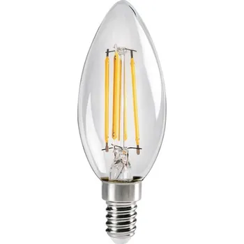 Žárovka LED žárovka filament E14 4,5W teplá bílá Kanlux
