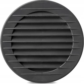 Větrací mřížka AirRoxy Kulatá Ventilační Mřížka 60 mm s grafitovou síťovinou 02-261 Grafit