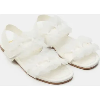 Dámské sandále Sinsay - Sandály s dekorativní tylovou látkou - bílá - 928DT-00X - 928DT-00X-25