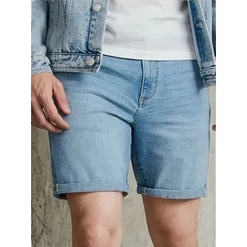 Pánské kraťasy Sinsay - Džínové kraťasy chino - modrá - 9868S-05J - 9868S-05J-32