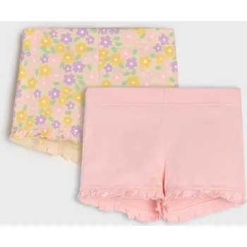 Dívčí kalhoty Sinsay - Sada 2 kraťas - béžová - 394DG-02X - 394DG-02X-80