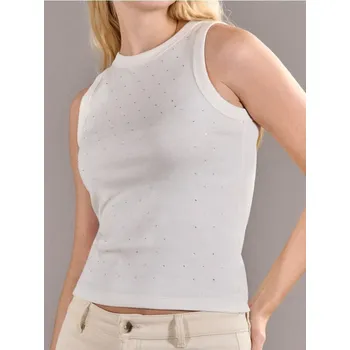 Sinsay - Top - krémová - 4059Z-01X - 4059Z-01X-XS