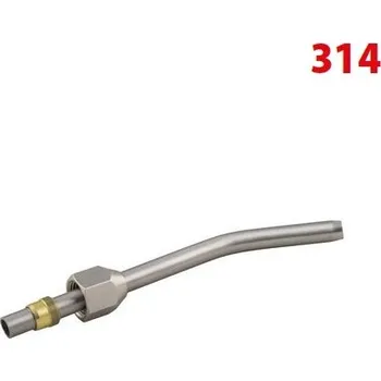Příslušenství pro vzduchotechniku AIGNEP 314 - Náhradní nerezová ofukovací koncovka - komplet L=200 mm, (trubka + matice + MS soudeček) série 300