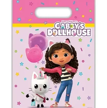 Procos Tašky igelitové Gabby's Dollhouse 6 ks