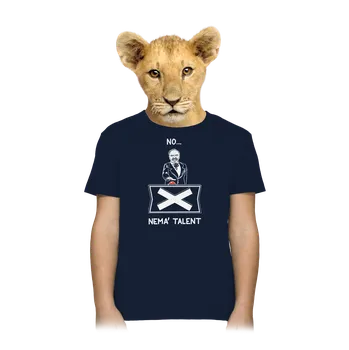 Chlapecké tričko Bastard Cimrman: Nemá talent dětské tričko Navy